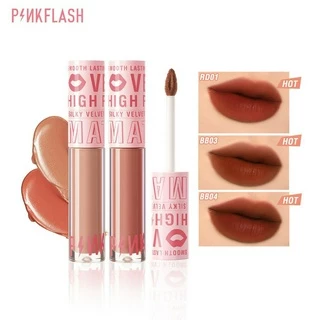 PINKFLASH PinkDiary Silky Velvet Matte Lipstick Son kem lì Mịn sắc tố cao Kéo dài Không khô 2.3g