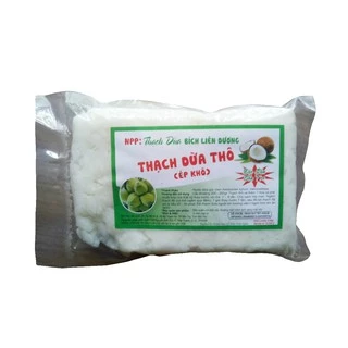 Thạch dừa  ép thô (khô) tặng kèm hương liệu