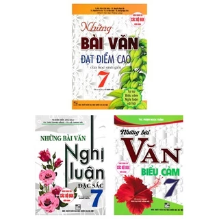 Sách - Bộ Sách Tham Khảo Văn Mẫu Lớp 7 (Dùng Chung Cho Các Bộ SGK Hiện Hành) (Bộ 3 Cuốn) (HA)