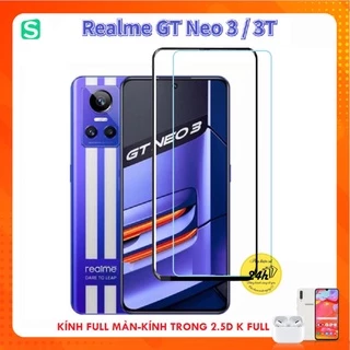 Realme GT Neo 5 / Neo 5 SE GT Neo 3 GT Neo 2 GT neo 3T Cường lực Full màn Full keo , Kính Trong Suốt 2.5D không full màn