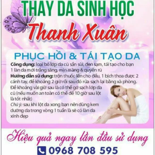 In tem nhãn  tắm trắng da body