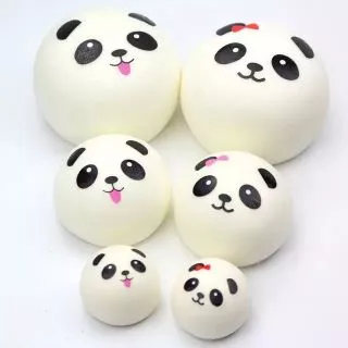 Squishy màn thầu panda