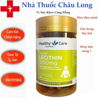 [Chemist] Mầm đậu nành Healthy Care Super Lecithin đẹp da, đào thải độc tố gan, cân bằng nội tiết tố