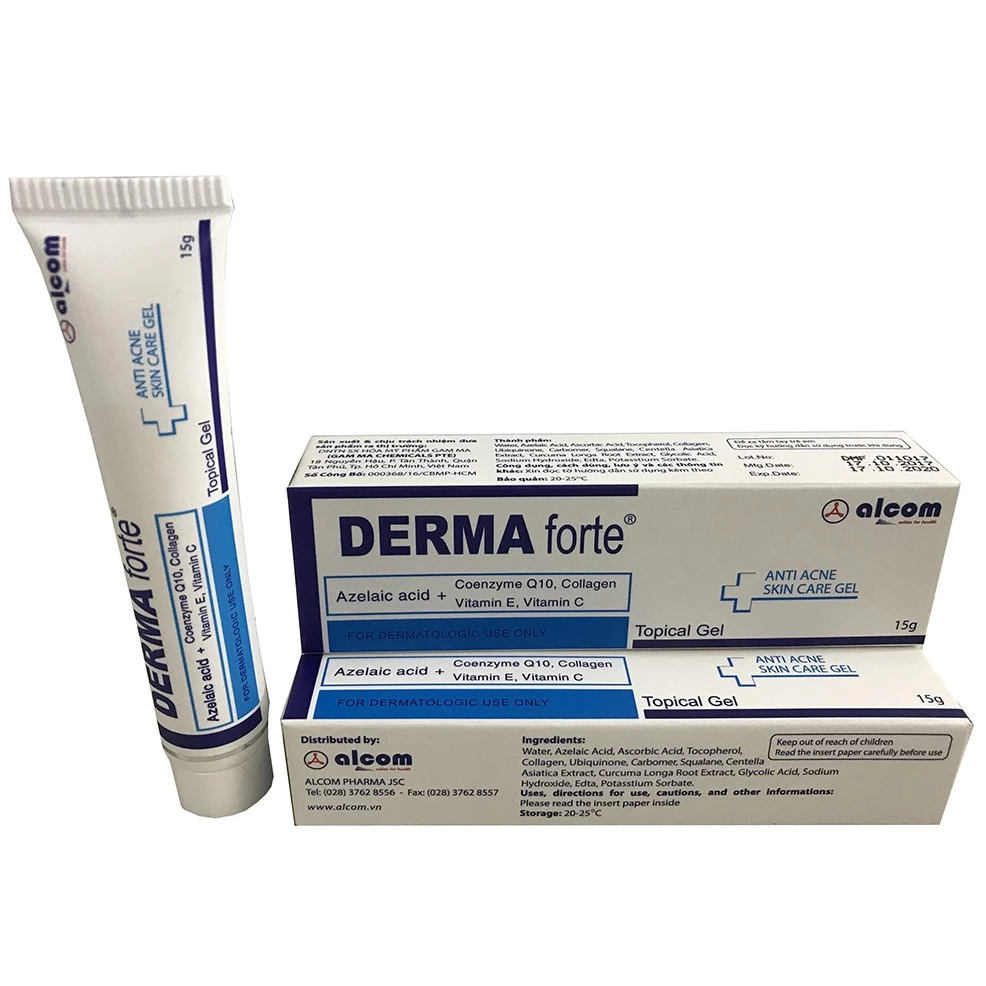 Gel MỤN liền sẹo DERMA forte 15g