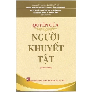 [Sách] Quyền của Người Khuyết Tật (Sách tham khảo)