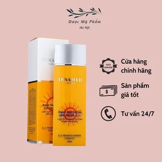 [CHÍNH HÃNG] KEM CHỐNG NẮNG DẠNG NƯỚC - TENAMYD - AQUA SUN SERUM SPF50/PA+++ 70ML