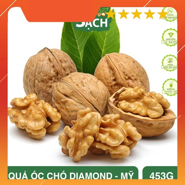 HẠT ÓC CHÓ NHẬP KHẨU MỸ 100% 500g