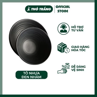 Tô Nhựa Melamine Đen Nhám Fataco Việt Nam