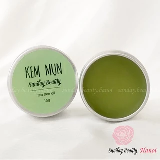 Kem chấm mụn tràm trà giảm viêm se nhân mụn thiên nhiên Sunday Beauty handmade