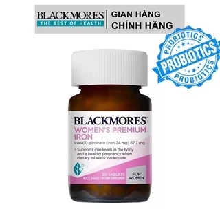 Sắt bầu Blackmores iron hàng chính hãng