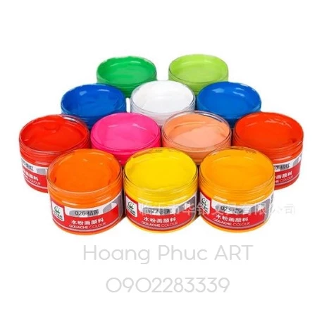 Màu Wat (GOUACHE COLOR) 100ML - Màu nước chuyên dụng vẽ tranh, tô tượng màu sắc tươi sáng