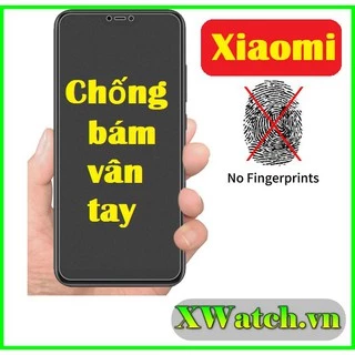 Cường lực chống vân bám tay Redmi K40 / K40 pro Poco F3 Poco X3 /X3 pro M3 Mi note 3 Blacks shark 2 Redmi 9T Note 9 4G