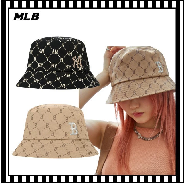 (CHÍNH HÃNG) Bucket MLB Monogram diamond 2021 unisex nam nữ 2 màu thời trang