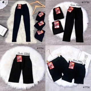 Quần legging ngố co giãn