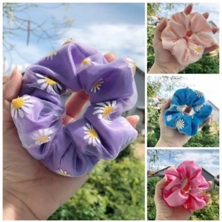 Combo SỈ 100 chiếc cột tóc SCRUNCHIES các mẫu