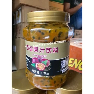 [Mã GROSALE2703 giảm 8% đơn 250K] Sốt/ Sauce Chanh Leo Nút Đồng 1.2kg - Thơm Ngon