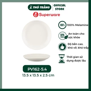 Dĩa nhựa lót PV162-5.4 giả sứ cao cấp Porceline thương hiệu Superware