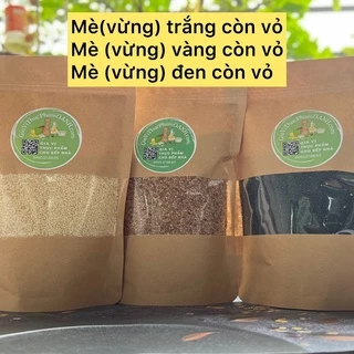 [chay/mặn][50gr]Mè/vừng còn vỏ trắng-vàng-đen nhiều dinh dưỡng(KG liên hệ)