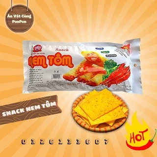 Snack Nem Tôm Chua Cay, Snack Cay Cay Xé Miếng, Đồ Ăn Vặt Tuổi Thơ Ăn Cùng Pon Pon