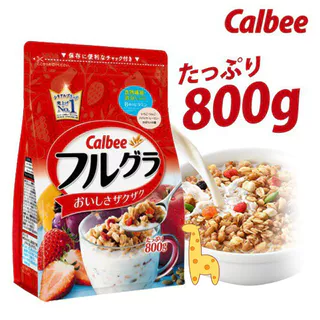 Ngũ Cốc Calbee Nhật Bản, Ngũ Cốc Calbee 750g, Ngũ Cốc Calbee Trắng Ít Đường Nhiều Dinh Dưỡng Cho Mẹ Bầu Trẻ Em Ăn Sáng