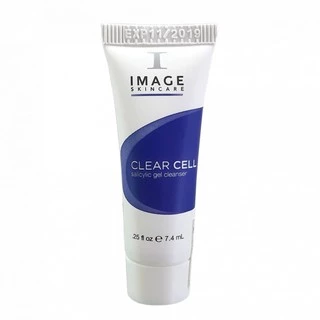 Sữa rửa mặt sạch nhờn dành cho da mụn Image Skincare Clearcell Salicylic Gel Cleanser 7.4ml