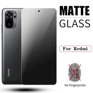 Kính Cường Lực Mặt Nhám Chống Dấu Vân Tay Cho Redmi Note 13 12 12s 11 11s 10 10s 9 9s 8 7 China Pro Plus Pro+ 12C 11A 10C 10A 9T 9A 9C 4G 5G 2024