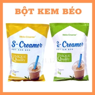 (HT)Bột Kem Béo S-Creamer nhãn xanh/nhãn vàng/nguyên liệu làm trà sữa