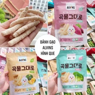 [1/2025] Bánh ăn dặm gạo lứt rau củ hữu cơ Alvins Hàn Quốc cho bé khởi đầu ăn dặm