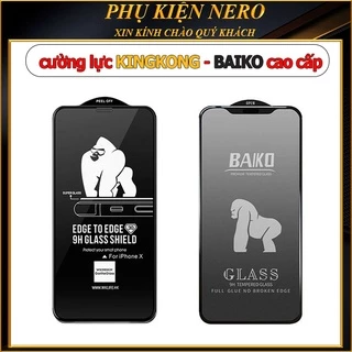 Kính Cường Lực Iphone Full Màn KingKong Baiko 6/6plus/6s/7/7plus/8/plus/x/xr/xs/xsmax/11/12/13/14/15/pro/max/promax
