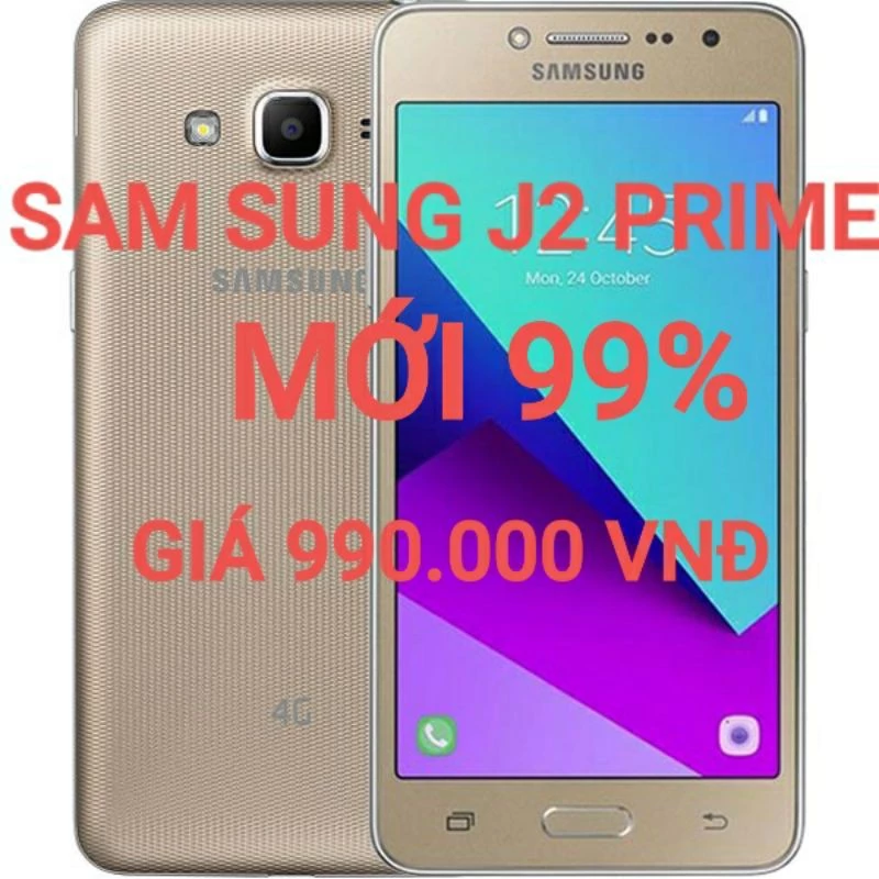 COMBO cực hấp dẫn bao gồm điện thoại j2prime mới 99% full phụ kiện + sim 4G VIETTEL !  combo chỉ có 990.000 vnđ mua ngay