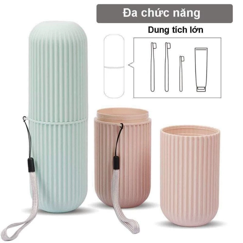 Combo2 Hộp đựng bàn chải du lịch cho gia đình tiện lợi