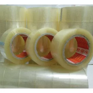 Băng dính trắng trong 5cm lõi mỏng (400g/cuộn)