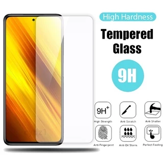 Kính cường lực bảo vệ màn hình cho Xiaomi POCO C65 F5 X6 X5 M6 M5 M5s X4 X3 NFC C40 M4 M3 F3 GT Pro 4G 5G 2023