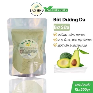 Bột Quả Bơ Sữa Handmade - Dưỡng Ẩm Căng Da