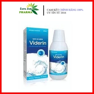 Nước xúc miệng cao cấp Viderin cho người bị viêm răng họng, viêm lợi, niềm răng, hôi miệng...