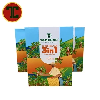 Cà Phê Hòa Tan Tâm Châu 3 in 1 Hộp 289Gr (17 Gói x 17Gr)