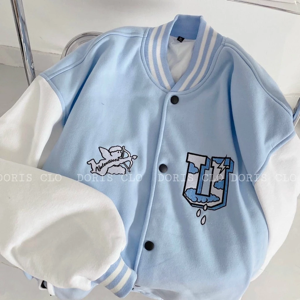 Áo Varsity Jacket - Áo khoác Cardigan Bomber UNDERTRAP Unisex phối bo siêu hot