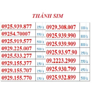 T3. <<THÁNH SIM SỐ ĐẸP ĐỘC NHẤT SHOPEE>> SIM THÁNH MIỄN PHÍ VÀO MẠNG