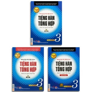 Sách - Combo Giáo Trình Tiếng Hàn Tổng Hợp Dành Cho Người Việt Nam Trung Cấp 3 (Combo, lẻ tùy chọn)