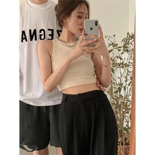 [ RẺ VÔ ĐỊCH ] Áo ba lỗ nữ cotton - Áo croptop nữ basic chất loại 1 co giãn mát, mịn dáng ôm mix đồ cực xin