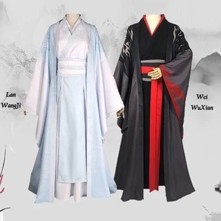 [Sẵn sàng] Mo dao zu shi cos Quần áo Wei Wuxian và Lan Wangji Anime Derivative Trang phục nhập vai Nam Phục hồi hoàn hảo