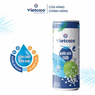 Nước dừa tươi Vietcoco có cơm 240ml