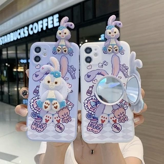 Ốp Điện Thoại Mềm Có Gương Cho OPPO Reno 10 Pro 6Z 7Z 8T 8Z 2F A31 A5 A9 2020 F11 F9 Pro A5S A12 A74 A95 A78 A15 S