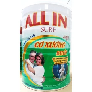 Sữa bột All In Sure cơ xương khớp lon 900 gram của công ty TNHH Thành Đạt