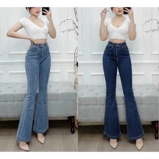Quần Jeans Ống Pass - Loe Lưng Cao Form Đẹp QJ27
