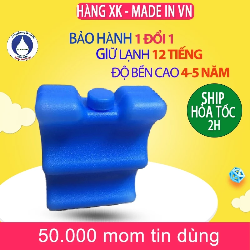 Đá khô bảo quản sữa Coldpack Hàng XK giữ lạnh sâu 12 tiếng made in VietNam siêu dày dặn độ bền vĩnh cửu