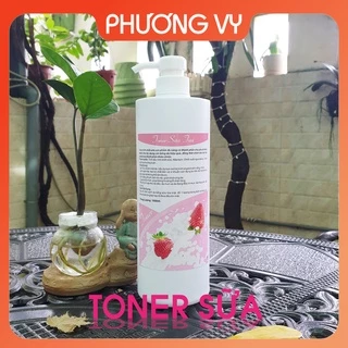 [NGUYÊN LIỆU SPA] 1000ml TONER SỮA, nước hoa hồng tinh chất se khít lỗ chân lông, cân bằng da.