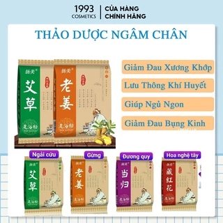 Gói Ngâm Chân Thảo Dược - Giảm Đau Nhức Sưng Phù Chân Giúp Ngủ Ngon. Hộp 100 gói