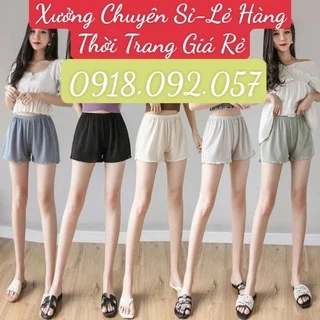 [Freesize 40kg-70kg]Quần đùi nữ mặc nhà, quần ngủ nữ thun cotton thoáng mát