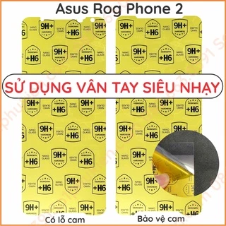 Dán cường lực Asus Rog Phone 2 ( Rogphone 2)(ZS660KL) trong suốt, nano dẻo siêu bền, độ cường lực 9H+